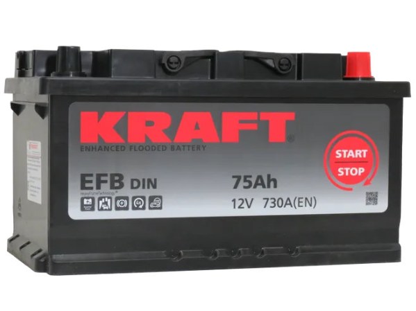 Аккумулятор KRAFT EFB 75 R